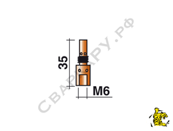 Диффузор газовый для горелок MIG/MAG Trafimet ME0016 M6