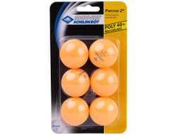 Мяч для настольного тенниса 2* Prestige, оранжевый, 6 шт.