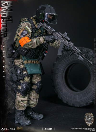 Спецназ МВД СОБР "Булат" - Коллекционная фигурка 1/6 scale RUSSIAN SPETSNAZ MVD SOBR - BULAT MOSCOW Action Figure (DAM 78066) - DAMTOYS