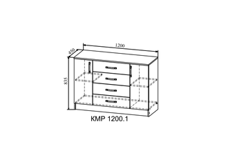 Комод Ронда КМР 1200.1 ДСВ