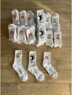 Спортивные носки Volleylife с вашим логотипом  (с махровым следом)