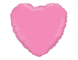Шар (32&#039;&#039;/81 см) Сердце, Розовый, 1 шт.