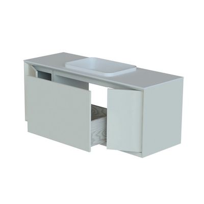 ШКАФ НИЖНИЙ ФРЕЙМ 1400-570-1 СТОЛЕШНИЦА НАТУРАЛЬНЫЙ МРАМОР BIANCO CARRARA