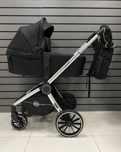 Детская коляска 3 в 1 Luxmom 780 Черный