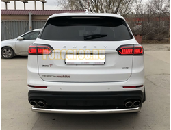 Защита заднего бампера d60 для Chery Tiggo 8 Pro Max Рестайлинг 2024-