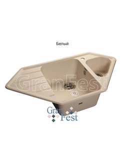 Керамическая мойка Granfest Гранфест CORNER GF-C950E 2 секционная мойка с отверстием под смеситель