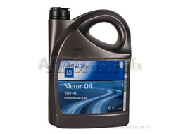 Масло моторное GM Motor Oil 10W40 полусинтетическое 5 л 93165216