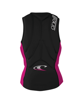 Спасательный жилет неопрен женский O'NEILL WMS SLASHER KITE VEST GLIDE-BLACK/BERRY