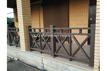 Ограждения ДПК темно-коричневый