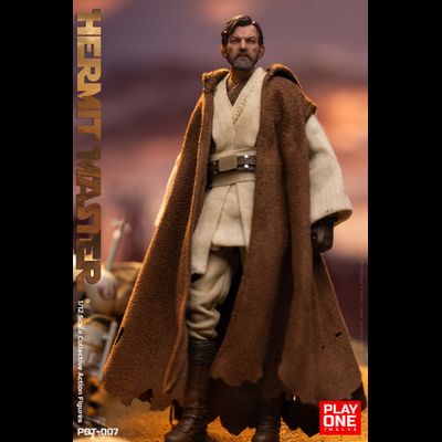 ПРЕДЗАКАЗ - Оби-Ван Кеноби (Звездные Войны, Star Wars) - Коллекционная фигурка 1/12 SCALE Hermit Master Jedi (POT-007) - Play One twelve ?ЦЕНА: 14200 РУБ.?