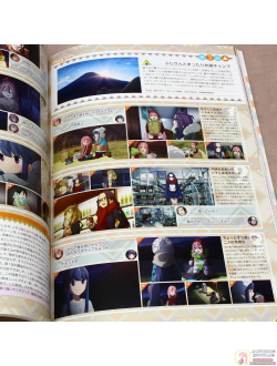 Оригинальный Арт Бук Yuru Camp Guide Book (Лагерь на свежем воздухе)