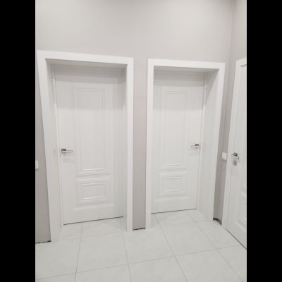 Титул 2  глухая эмаль белая