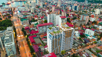 Новый жилой комплекс премиум-класса, расположен в районе Старого города в центре Батуми