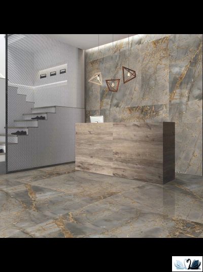 Керамогранит Staro Palacio Kazan Gold 60х120 см глянцевый high gloss