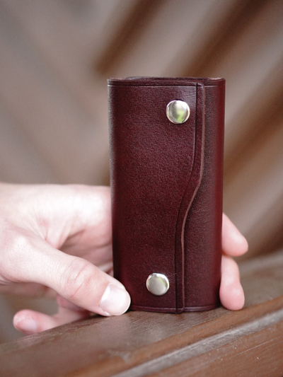 Ключница бордового цвета KL-002 2