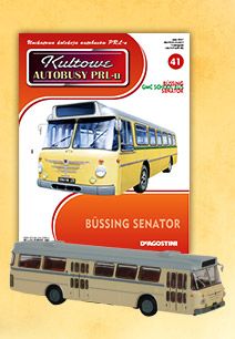 Коллекционная модель автобуса 1:72 &quot;KULTOWE AUTOBUSY PRL-u&quot; (Культовые автобусы) № 41. BUSSING SENATOR (без журнала)