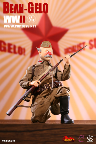Красноармеец-крестьянин Виктор - Коллекционная ФИГУРКА 1/12 Bean Gelo Series The peasant class soldier Victor (BGS018) - POPTOYS