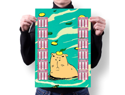 Календарь настенный Капибара, Kapibara-san №29