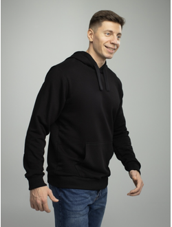 FUTBITEX ТОЛСТОВКА ХБ ЧЕРНЫЙ БЕЗ НАЧЕСА размер 44 (ХS)