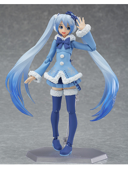 Фигурка фигма Мику Хацунэ (figma Hatsune Miku Snow 2012, Fluffy Coat ver.)