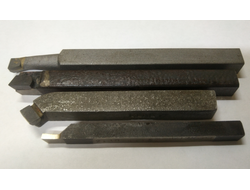 Резцы токарные по металлу 12х12 мм с напайками из твердого сплава и из быстрорежущей стали
