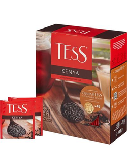 Чай Tess Kenya черный 100 пакетиков