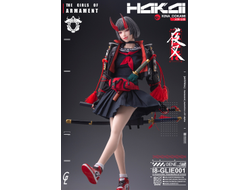 Девочка-они Кина (в черном) - Коллекционная фигурка 1/6 SCALE The Girls of Armament Kina OOKAMI (I8-GLIE001) - i8toys x Gharliera