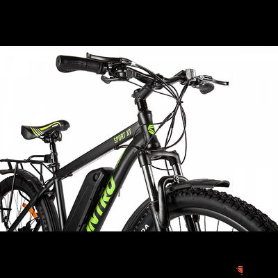 Электровелосипед INTRO Sport XT (Серо-синий)