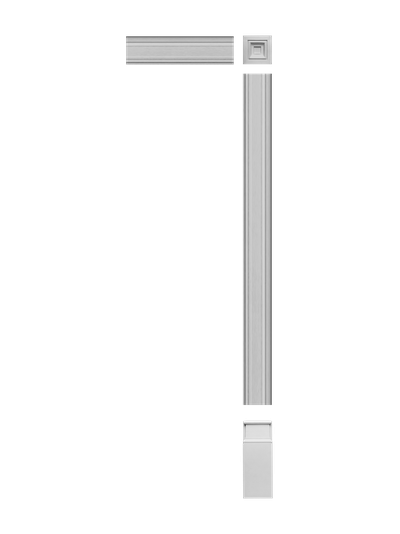 Дверной декор (Квадрат) из дюрополимера Orac Decor - Axxent - (Орак Декор - Акцент) D200