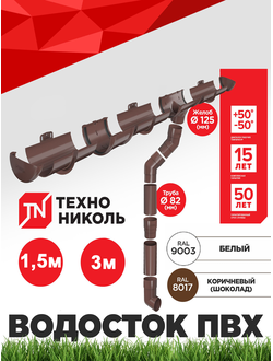 Водосточная система VERAT Технониколь (ПВХ)