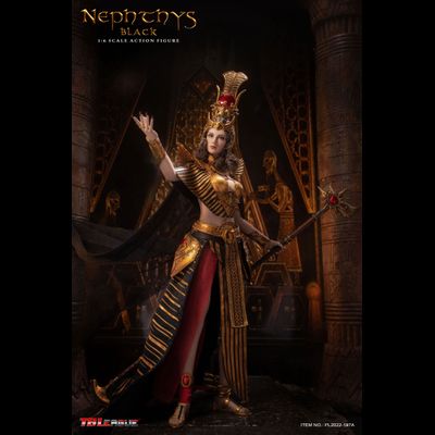 Египетская богиня Нефтида (в черном) - КОЛЛЕКЦИОННАЯ ФИГУРКА 1/6 Nephthys - Black (PL2022-197A) - TBLeague