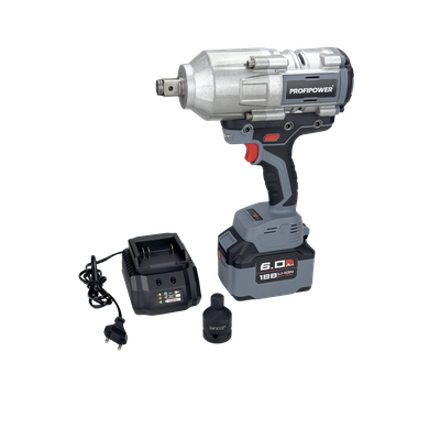 Аккумуляторный гайковерт бесщеточный ударный PROFIPOWER T-2000N (0187)