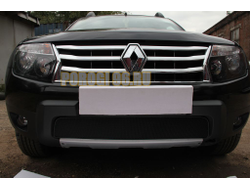 Защита радиатора Renault Duster 2011-2014 black PREMIUM