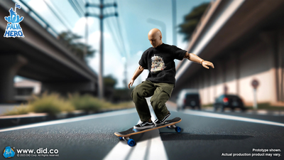 Скейтер - Коллекционная фигурка 1/12 SCALE Palm Hero Simply Fun Series  The Skateboarder (SF80004) - DID