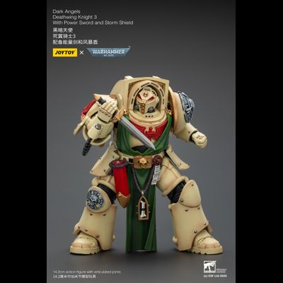 Рыцарь Крыла Смерти Темных Ангелов (Warhammer 40k) - КОЛЛЕКЦИОННАЯ ФИГУРКА 1/18 Dark Angels: Deathwing Knight 3 (JT02502) - JOYTOY