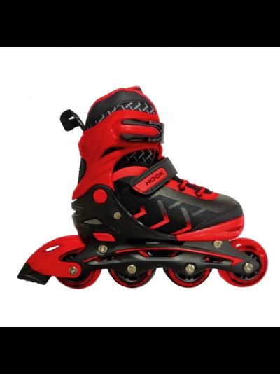 Рол.коньки Hook р.30-33 (S) красный