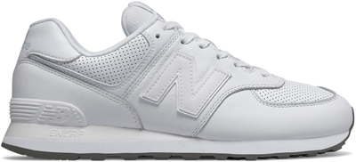 New Balance 574 White Leather