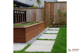 Грядки садовые, Лиственница