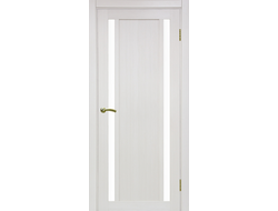 Межкомнатная дверь "Турин-522.212" ясень перламутровый (стекло сатинато)
