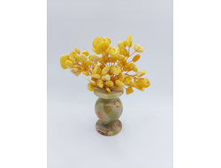 Денежное дерево в вазе из оникса