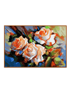 Алмазная мозаика Anya Чайные розы-20х30см.