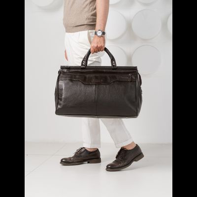 Кожаный саквояж Otranto brown (арт. 4006-04)