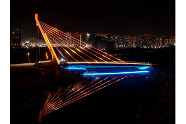 Велопешеходный вантовый мост