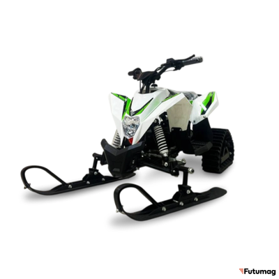 Детский электрический снегоход GEKKON E1300 SNOW зеленый