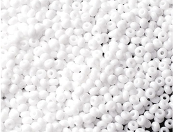 БИСЕР PRECIOSA 10/0  03050 - НЕПРОЗРАЧНЫЙ ГЛЯНЦЕВЫЙ БЕЛЫЙ (5г)