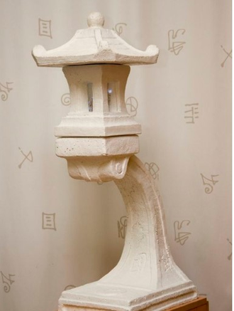 ручной работы фонарь для сада в восточном стиле высокий