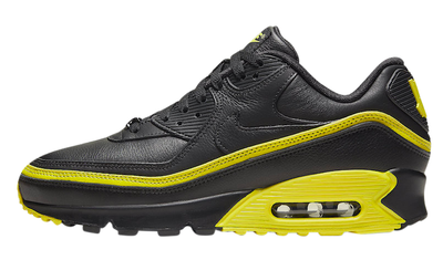 Nike Air Max 90 Black (Черные с желтым)