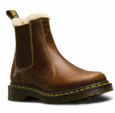 Dr. Martens 2976 Leonore с мехом (Коричневые полностью)