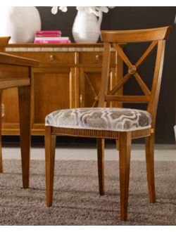 СТУЛ С РИМСКИМ КРЕСТОМ НА СПИНКЕ  ART.50.18 DESIDERI (L51*P56*H96) TOSATO