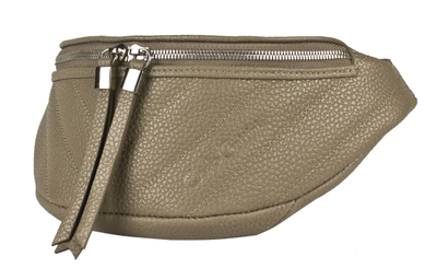 Кожаная поясная сумка Vicenne cappuccino (арт. 7013-04)